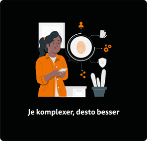 Komplexe Passwörter verwenden