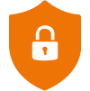 Icon eines Schlosses als Symbol für die Lösungen im Bereich IT-Security von netgo
